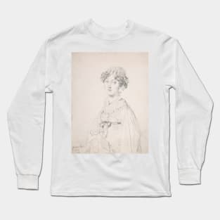 Lady Mary Cavendish-Bentinck by Jean-Auguste-Dominique Ingres Long Sleeve T-Shirt